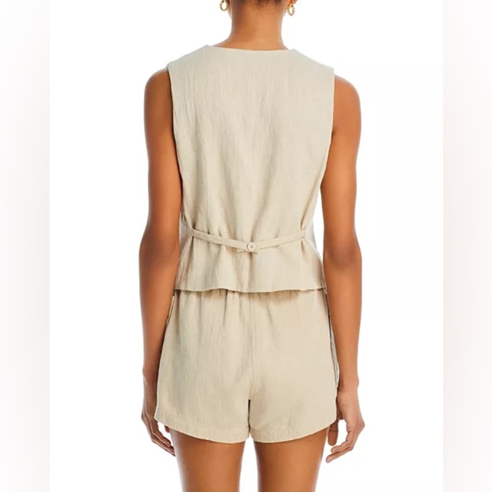 BLANKNYC Button Front Vest/ Short Set Womens Size M - NWT - Picture 3 of 6